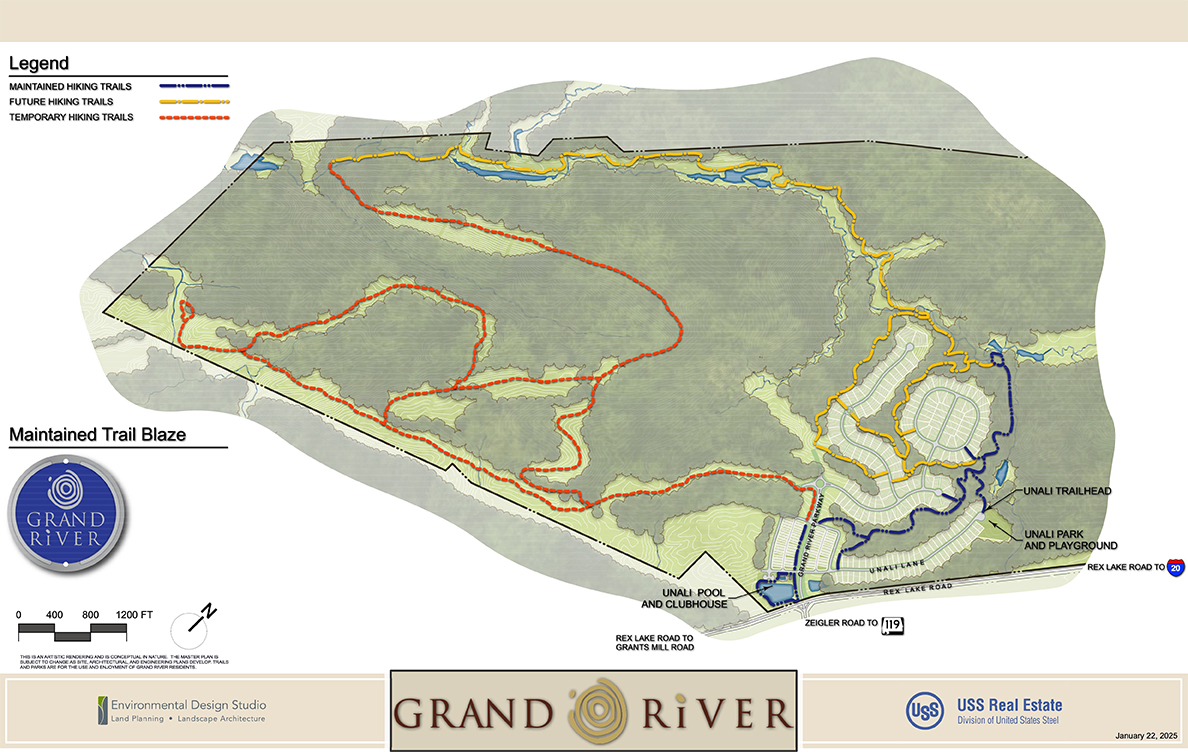 Grand River Trail Map